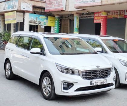 6 seater kia carnival luxury car hire in delhi noida gurgaon